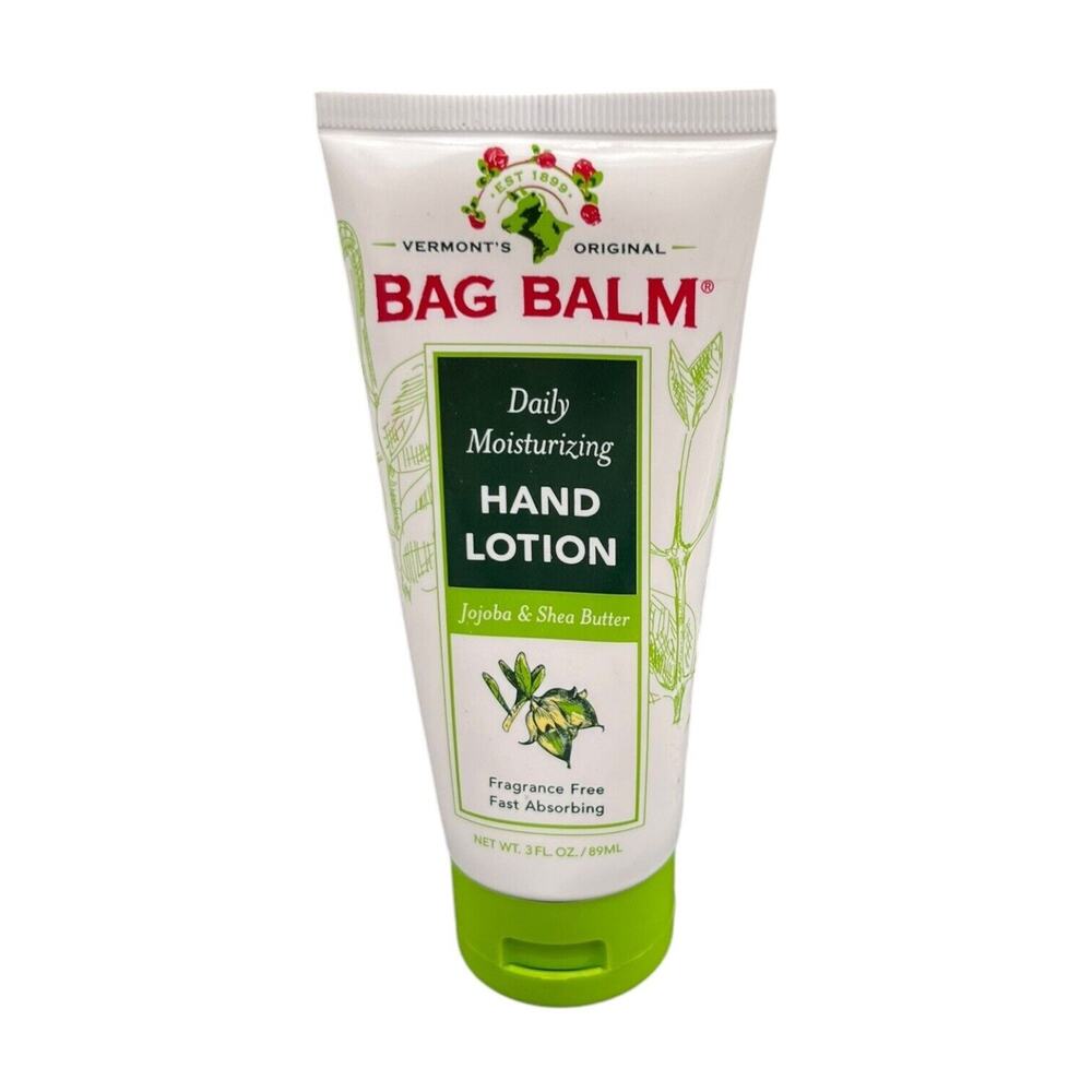 Bag Balm Hand & Body‎ Lotion, 3 oz Jojoba & Shea Butter New Sealed